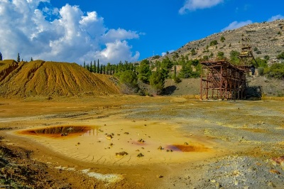 Environment Polluted by Bd Gold Mining Practices